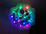  Project snowflake - 3d printed led light sculpture  3d model for 3d printers