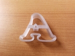  Cookie cutter - letters  3d model for 3d printers