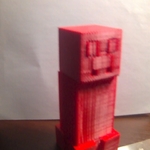 Modelo 3d de Creeper de minecraft para impresoras 3d