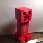  Creeper minecraft  3d model for 3d printers
