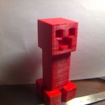 Modelo 3d de Creeper de minecraft para impresoras 3d