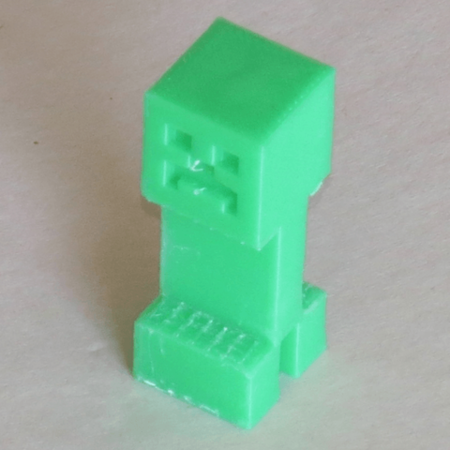 Modelo 3d de Minecraft creeper para impresoras 3d