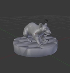  Rodents for tabletop gaming!  3d model for 3d printers