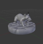 Modelo 3d de Roedores para la mesa de juego! para impresoras 3d