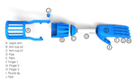  Fusion arm  3d model for 3d printers