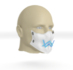  Alan walker coronavirus protection mask (covid-19) mod 2 #3dvscovid19  3d model for 3d printers