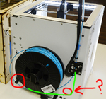  V1. ultimaker2 new feeder housing test p1  3d model for 3d printers