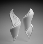 Modelo 3d de Crisálida pendientes para impresoras 3d