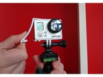  Quick release gopro hero frame  3d model for 3d printers