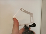  Quick release gopro hero frame  3d model for 3d printers