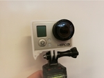 Modelo 3d de De liberación rápida gopro hero marco para impresoras 3d