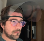 Modelo 3d de Visera gafas de máscara para impresoras 3d