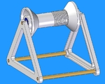 Modelo 3d de Soporte de bobina v2 para impresoras 3d