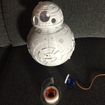 Modelo 3d de Bb-8 : motorizado y con control remoto para impresoras 3d