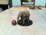 Modelo 3d de Elefante para mesa de juego! para impresoras 3d