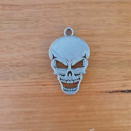  Skull keyring  3d model for 3d printers