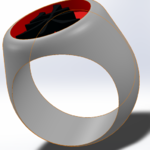 Modelo 3d de Anillo de itachi para impresoras 3d