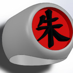 Modelo 3d de Anillo de itachi para impresoras 3d