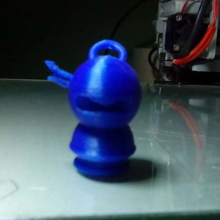  Cute ninja keychain  3d model for 3d printers