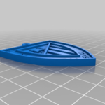  Llavero atleti bilbao  3d model for 3d printers