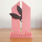 Modelo 3d de Armynator ornamento y llavero set (bts ariana) para impresoras 3d