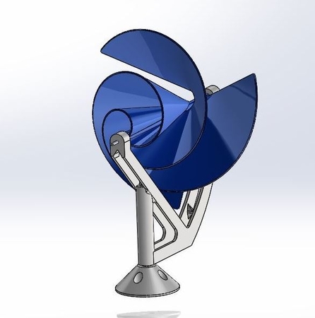 Modelo 3d de Arquímedes de la turbina para impresoras 3d