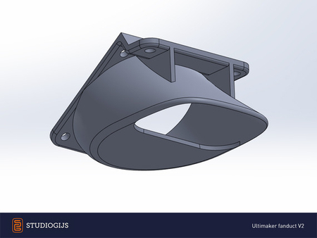  Ultimaker fanduct v2  3d model for 3d printers