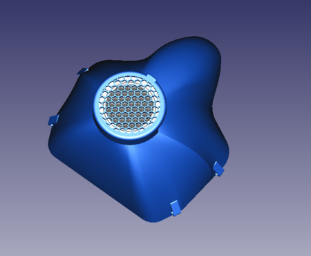 Modelo 3d de Máscara protectora de la impresora 3d para impresoras 3d