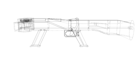 Modelo 3d de Nerf dart compatible launcher - la ultima k. e. r. 2+(clave para cada habitación) para impresoras 3d