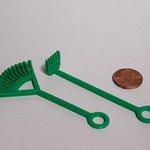  Beard hoe and rake  3d model for 3d printers