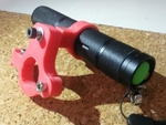  Bike flashlight mount  3d model for 3d printers