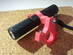  Bike flashlight mount  3d model for 3d printers