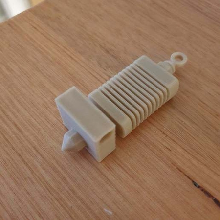  3d printing keychain (hot end)  3d model for 3d printers