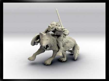  Goblin knight  3d model for 3d printers