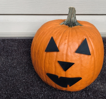 El Señor De Calabaza En La Cabeza Y/Jack O'Lantern/Miedo Cara De Calabaza/Niños Manualidades Para Halloween