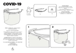 Modelo 3d de Spray de protección de la visera - dagoma versión sin elástico - covid-19 para impresoras 3d