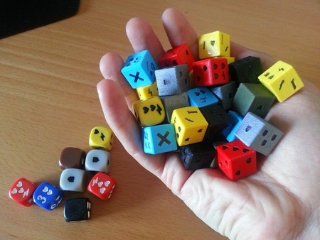  Board game dices  3d model for 3d printers
