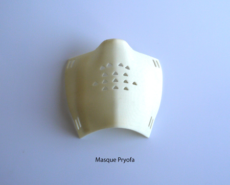 Modelo 3d de Pryofa gota máscara para impresoras 3d