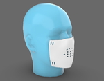 Modelo 3d de Pryofa gota máscara para impresoras 3d