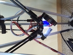  Magnetic effector with 3 fans and led light ring for kossel plus  3d model for 3d printers