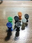  Pandemic pawns  3d model for 3d printers