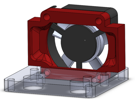 Ultimaker 2 Heatsink Fan Duct