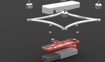 Modelo 3d de Drone carrera w4 drw4 para impresoras 3d