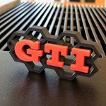 Modelo 3d de Llavero gti v2 para impresoras 3d