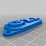 Modelo 3d de Gti anillo de claves para impresoras 3d