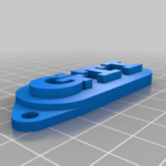  Gti key ring  3d model for 3d printers