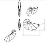 Modelo 3d de Espiral pendiente para impresoras 3d