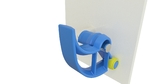  Touchless elbow handle (any handle)   3d model for 3d printers