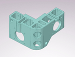 Modelo 3d de Motor esquina alternativa para impresoras 3d