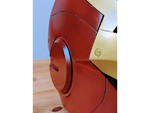 Modelo 3d de Iron man casco, articulado, ponible para impresoras 3d